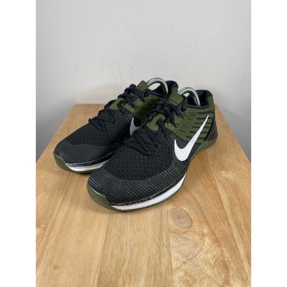 Nike Shoes - Nike Metcon DSX Flyknit Green Black Training Weight Lifting Shoes 849809-003